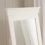 Wilmslow White Painted Cheval Mirror