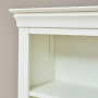 Wilmslow White Painted Tall Large Bookcase