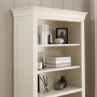 Wilmslow White Painted Tall Large Bookcase