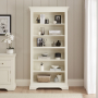 Wilmslow White Painted Tall Large Bookcase