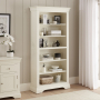 Wilmslow White Painted Tall Large Bookcase