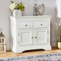 Wilmslow White Painted Medium 2 Drawer 2 Door Sideboard