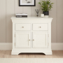 Wilmslow White Painted Medium 2 Drawer 2 Door Sideboard