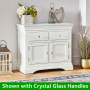 Wilmslow White Painted Medium 2 Drawer 2 Door Sideboard