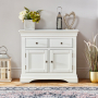 Wilmslow White Painted Medium 2 Drawer 2 Door Sideboard