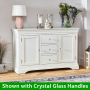 Wilmslow White Painted Large 3 Drawer 2 Door Sideboard