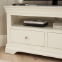 Wilmslow White Painted Corner TV Unit - Up to 50" TV Size