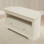 Wilmslow White Painted Corner TV Unit - Up to 50" TV Size