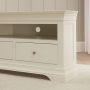 Wilmslow White Painted Corner TV Unit - Up to 50" TV Size