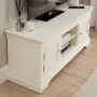 Wilmslow White Painted Widescreen TV Unit - Up to 60" TV Size