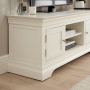 Wilmslow White Painted Widescreen TV Unit - Up to 60" TV Size