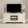 Wilmslow White Painted Widescreen TV Unit - Up to 60" TV Size