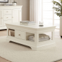 Wilmslow White Painted 1 Drawer Coffee Table