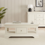 Wilmslow White Painted 1 Drawer Coffee Table