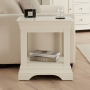 Wilmslow White Painted Lamp Side Table