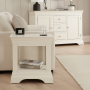 Wilmslow White Painted Lamp Side Table