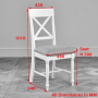 Wilmslow White Painted Dining Chair 