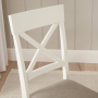 Wilmslow White Painted Dining Chair 