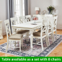 Wilmslow White Painted Rectangle Dining Table