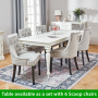 Wilmslow White Painted Rectangle Dining Table