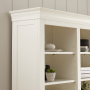 Wilmslow White Painted Grand Library Bookcase with 3 Drawers