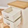 Cotswold Cream Painted 5 Drawer Tallboy Chest of Drawers