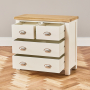 Cotswold Cream Painted 2 Over 2 Drawer Chest of Drawers