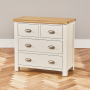 Cotswold Cream Painted 2 Over 2 Drawer Chest of Drawers