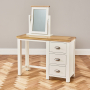 Cotswold Cream Painted Dressing Table with Mirror Set