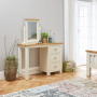 Cotswold Cream Painted Dressing Table with Mirror Set