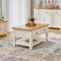 Cotswold Cream Painted 2 Drawer Coffee Table