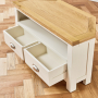 Cotswold Cream Painted Corner TV Unit - Up to 50" TV Size