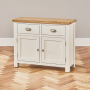 Cotswold Cream Painted 2 Door 2 Drawer Medium Sideboard