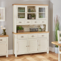 Cotswold Cream Painted Large Glazed Dresser Sideboard