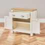 Cotswold Cream Painted 2 Door 1 Drawer Small Sideboard