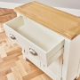 Cotswold Cream Painted 2 Door 1 Drawer Small Sideboard