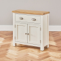 Cotswold Cream Painted 2 Door 1 Drawer Small Sideboard