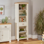 Cotswold Cream Painted Narrow Bookcase