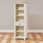 Cotswold Cream Painted Narrow Bookcase