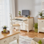 Cotswold Cream Painted Hideaway Computer Desk