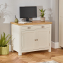 Cotswold Cream Painted Hideaway Computer Desk