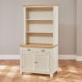 Cotswold Cream Painted Hideaway Computer Desk with Bookcase Top