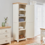 Cotswold Cream Painted Single Linen Storage Shaker Cupboard