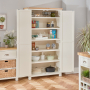 Cotswold Cream Painted Double Shaker Kitchen Pantry Cupboard