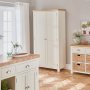 Cotswold Cream Painted Double Shaker Kitchen Pantry Cupboard