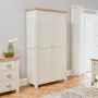 Cotswold Cream Painted Double Linen Storage Shaker Cupboard