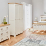 Cotswold Cream Painted Double Linen Storage Shaker Cupboard