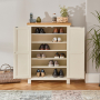 Cotswold Cream Painted Large Shoe Cupboard