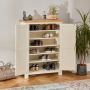 Cotswold Cream Painted Large Shoe Cupboard