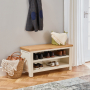 Cotswold Cream Painted Shoe Storage Bench